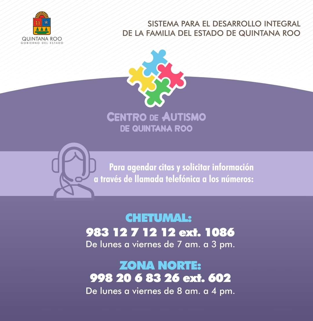 El Centro de Autismo del Sistema DIF Quintana Roo brinda servicios a ...