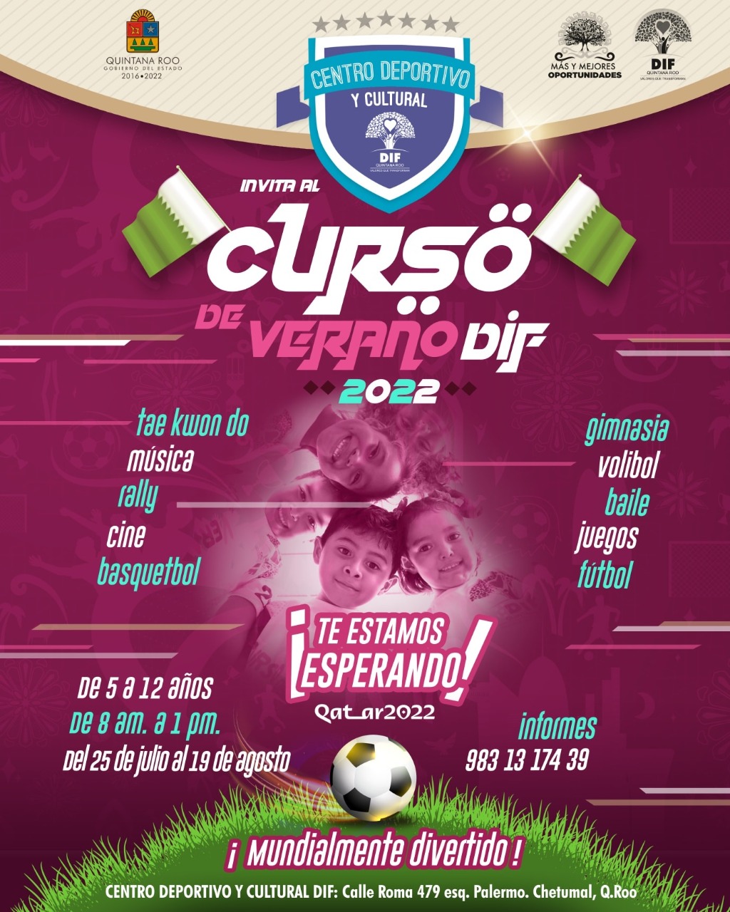 El Sistema DIF Quintana Roo invita a las niñas y los niños de Chetumal ...