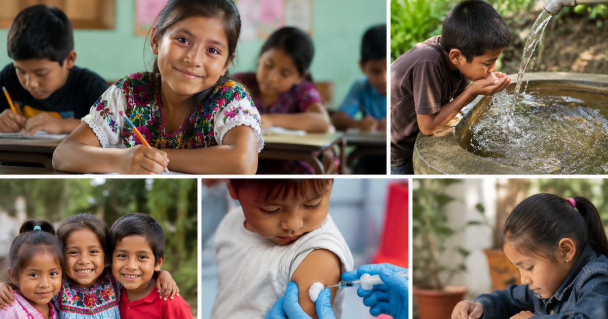 UNICEF alerta: millones de niñas y niños en México viven en pobreza y ...